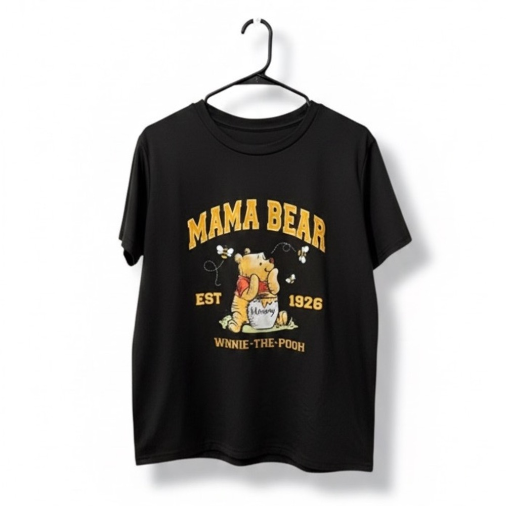 Mama Bear Black Graphic Tee